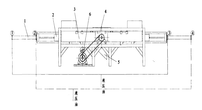雙向進(jìn)料的臥式破碎機(jī) 雙向進(jìn)料的臥式破碎機(jī)結(jié)構(gòu)圖
