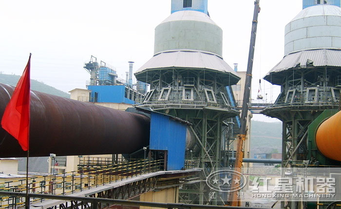 回轉窯生產(chǎn)現(xiàn)場