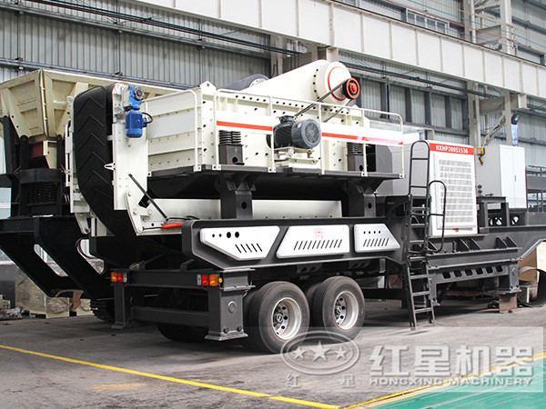 車(chē)載式移動(dòng)石子破碎機(jī)——鵝卵石流動(dòng)破碎生產(chǎn)線