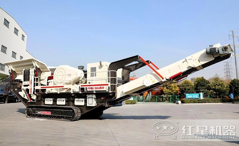 履帶流動磕石機(jī)實拍圖 履帶流動磕石機(jī)實拍圖