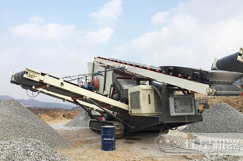 履帶式移動破碎站實(shí)拍 履帶式移動破碎站實(shí)拍