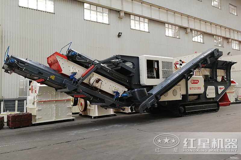 履帶移動制砂設(shè)備實拍 履帶移動制砂設(shè)備實拍