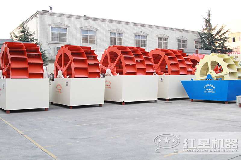 雙輪、三輪洗沙機設備展示圖