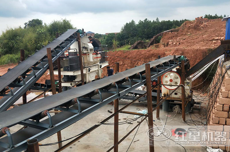 時(shí)產(chǎn)400噸石灰石制砂現(xiàn)場(chǎng) 時(shí)產(chǎn)400噸石灰石制砂現(xiàn)場(chǎng)