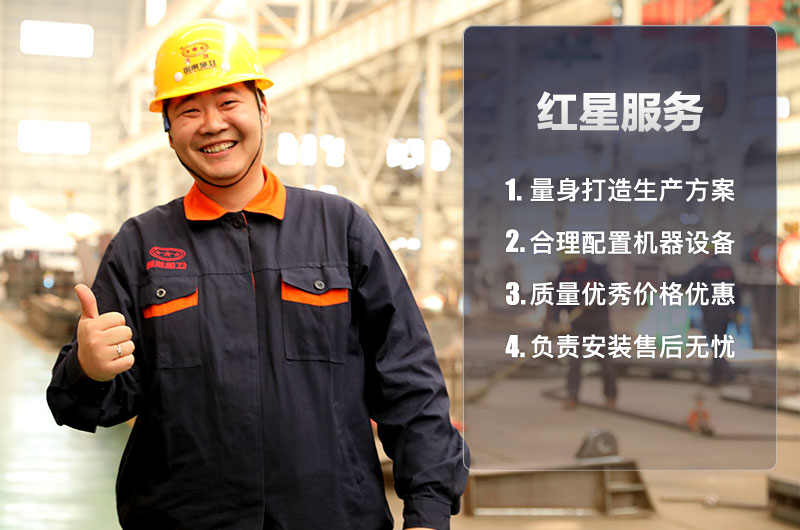紅星機(jī)器用優(yōu)質(zhì)的服務(wù)回饋客戶的信任 紅星機(jī)器用優(yōu)質(zhì)的服務(wù)回饋客戶的信任