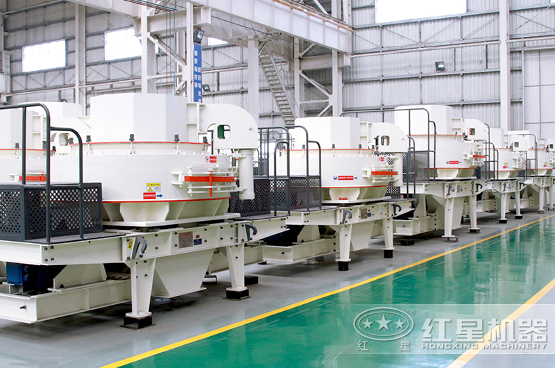 石頭打沙機(jī)車間實拍圖 石頭打沙機(jī)車間實拍圖