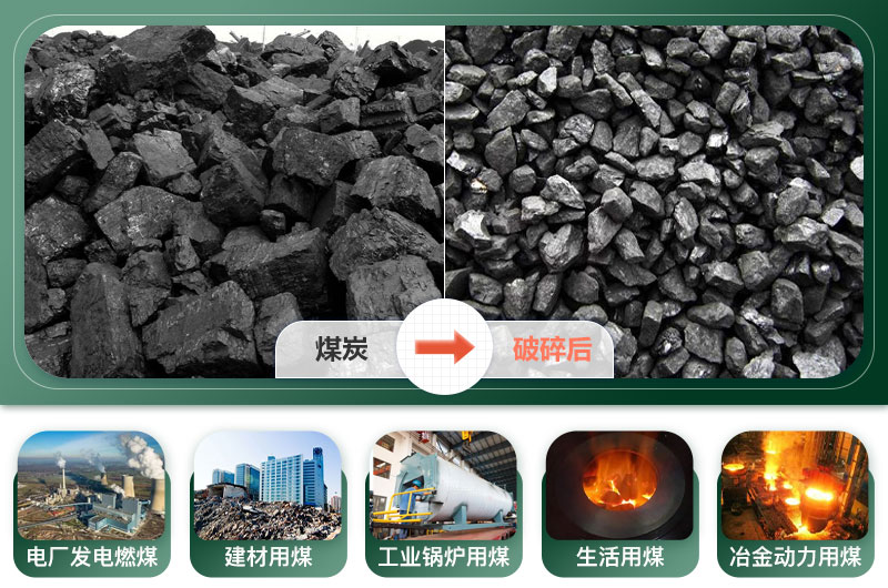 煤炭破碎后應用領域 煤炭破碎后應用領域