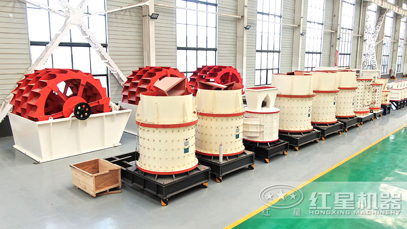 紅星機器洗沙機車間展示 紅星機器洗沙機車間展示