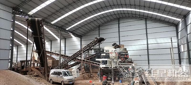 碎沙機(jī)設(shè)備多少錢(qián)一套，一天能生產(chǎn)多少？