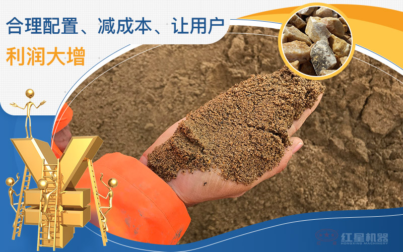 建筑用砂配置的機制沙石設備一套多少錢，附現(xiàn)場案例視頻