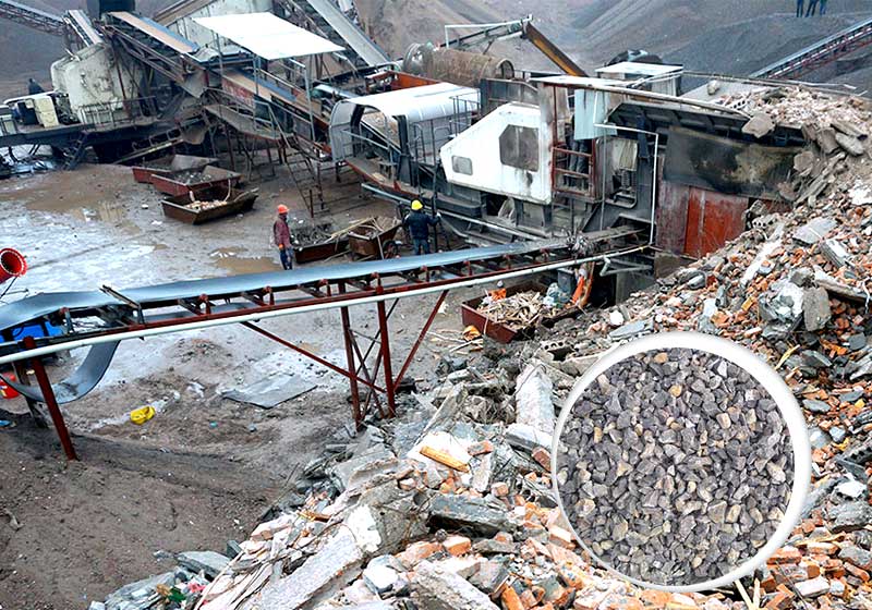 建筑垃圾粉碎現場 建筑垃圾粉碎現場