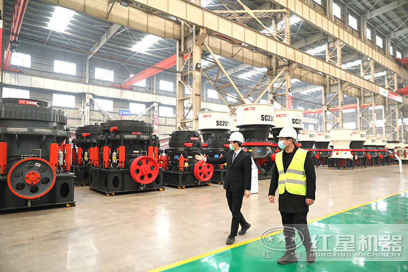 客戶來廠實地考察，信賴紅星機器