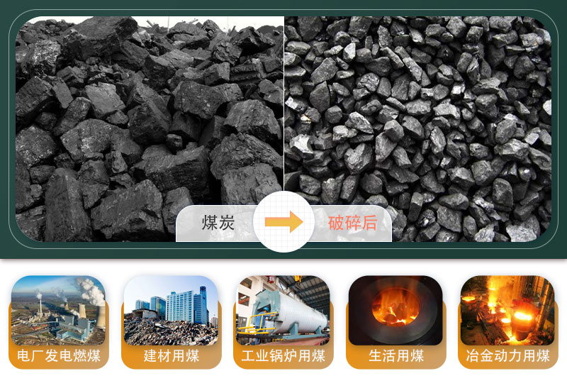 煤炭破碎后成品用途 煤炭破碎后成品用途